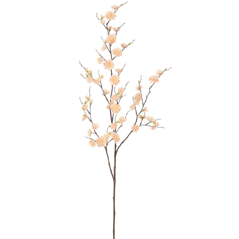 43" Peach Cherry Blossom Stem